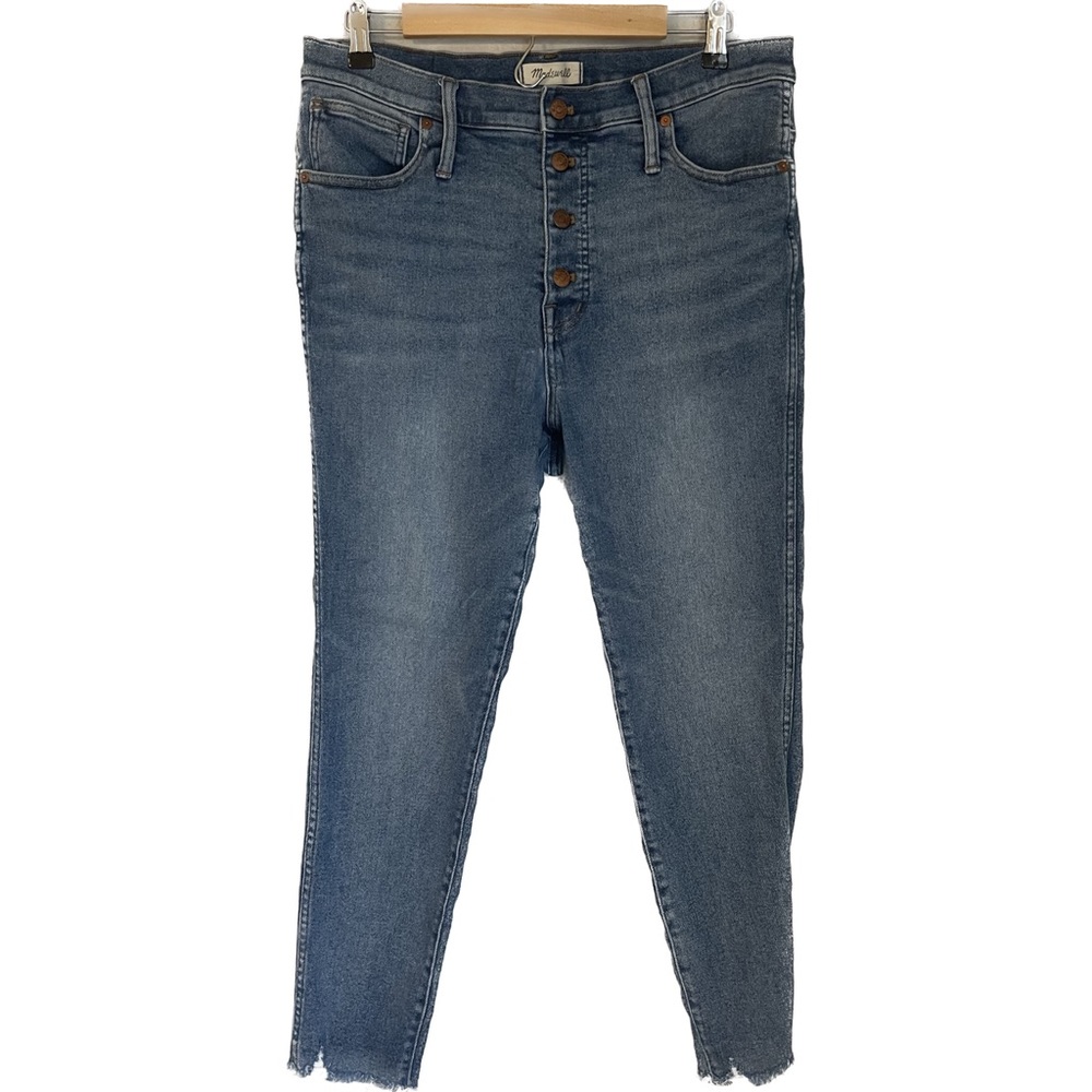 Madewell Size 33 | 10" High-Rise Skinny Jeans in Coronet Wash 203